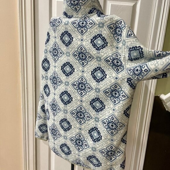 Pacsun Y2K 90’s PULLOVER FLLECE HIPPIE RETRO SZ XL BLUE(IVORY AESTHETIC CORE - Picture 8 of 15